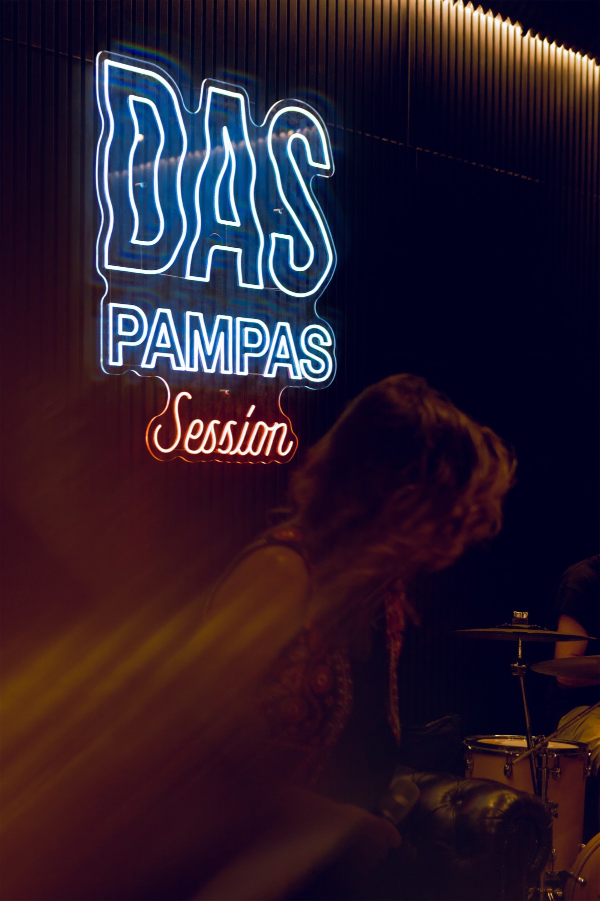 Das Pampas venue neon sign